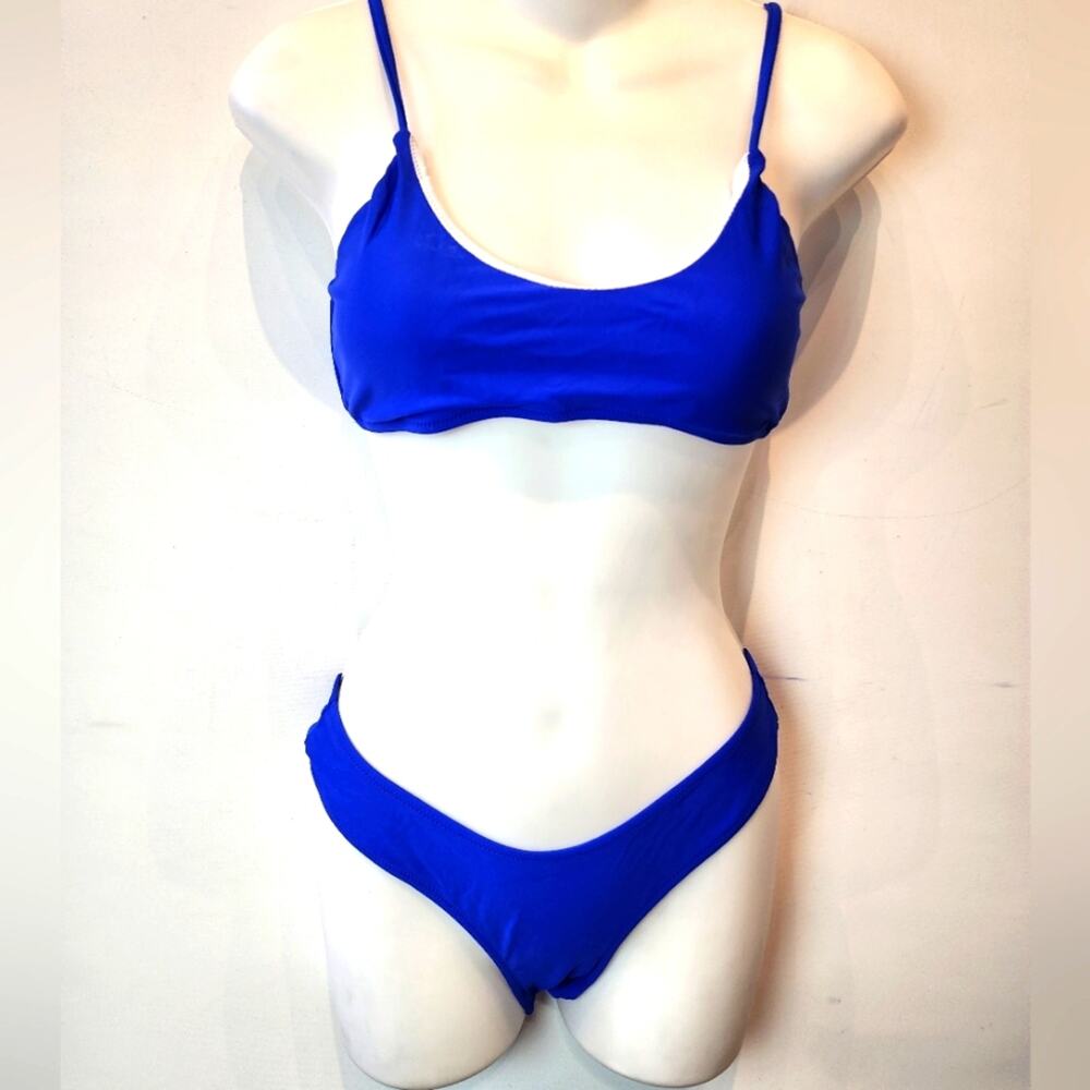New Blue‎ Bikini Sexy Beach Cute Swimsuit 416 Womens Size M